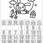 ぬり絵カレンダー2021年9月